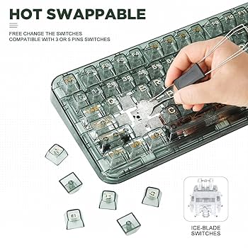 Amazon | YUNZII Coolkiller CK98 ホットスワップメカニカル